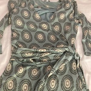 Green wrap dress by Ann Taylor size M